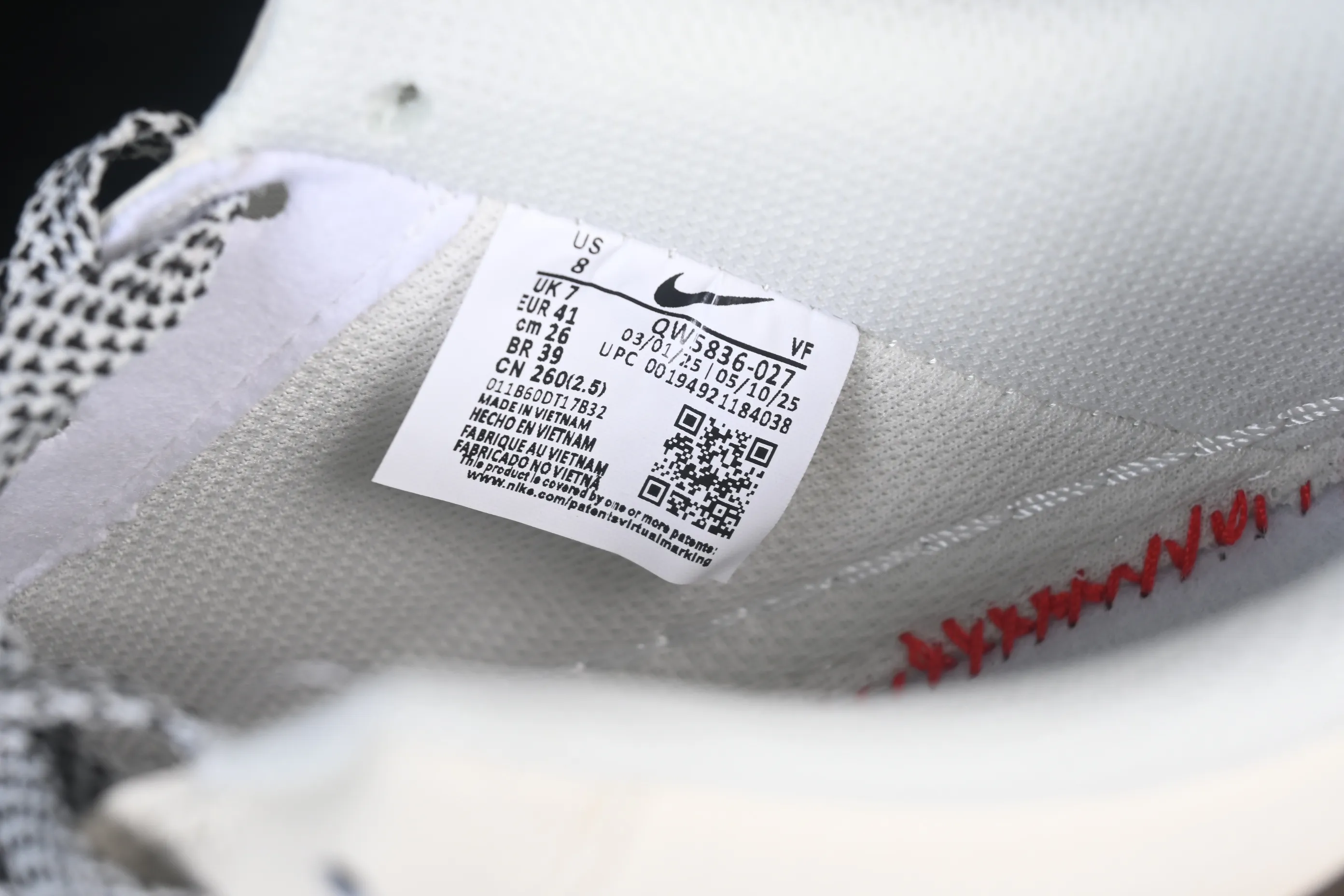 All categories Nk Air Force 1 Air Force series Nk Air Force 1 Low Air Force low-top Nike Air Force 1'07 Low joint love rice black raw rubber Air Force 1 low-top casual sneakers QW5836-027